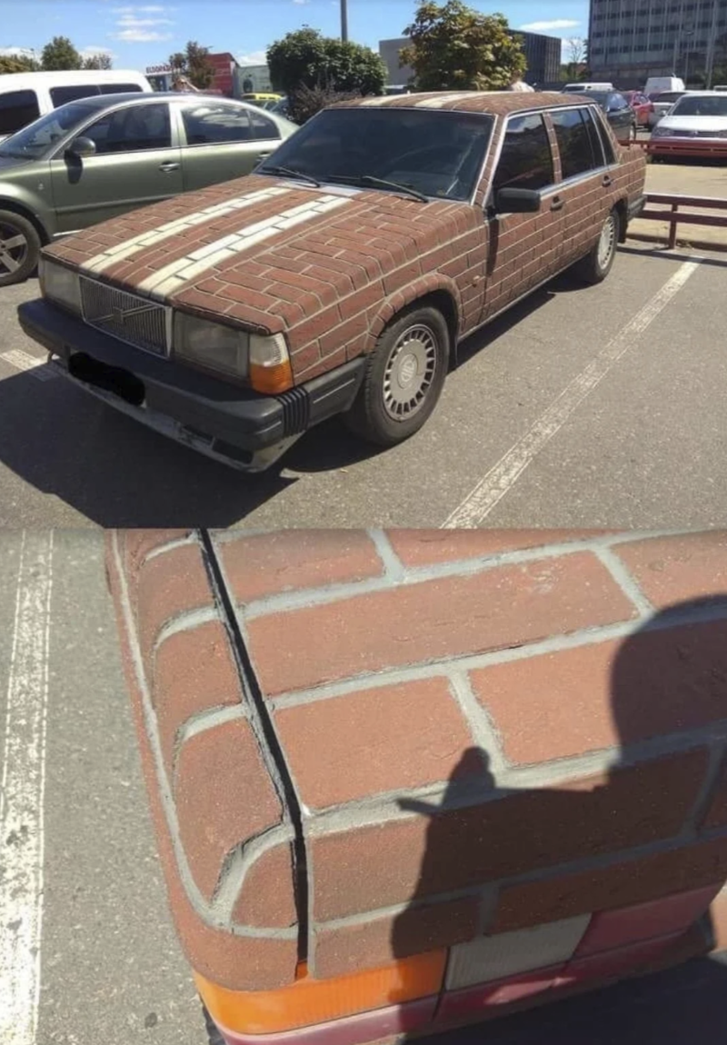 Brick car