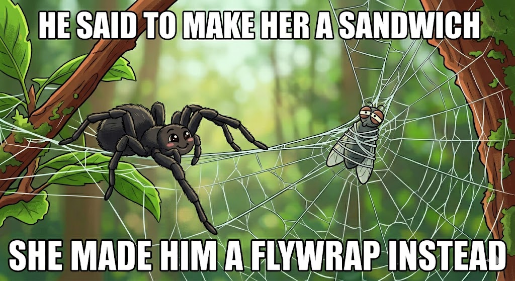 Female spiders are the stronger, more powerful ones. Making them a good female empowerment symbal. 