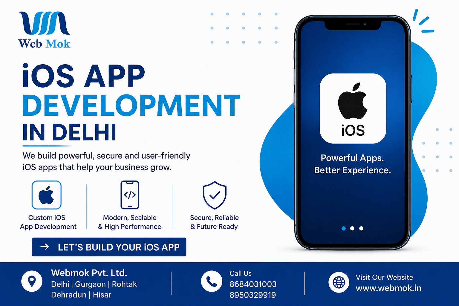 iOS App Development in Delhi | Custom Mobile App Services by Webmok ...