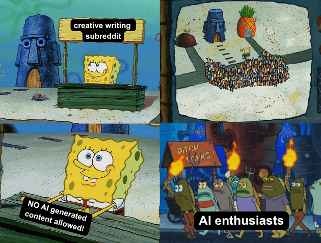 creative writing subreddit PITCH AKS NO Al generated content allowed! Al enthusiasts