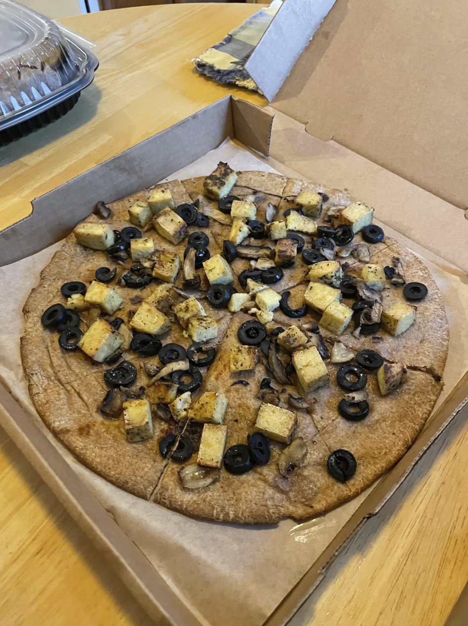 Another bad vegan pizza