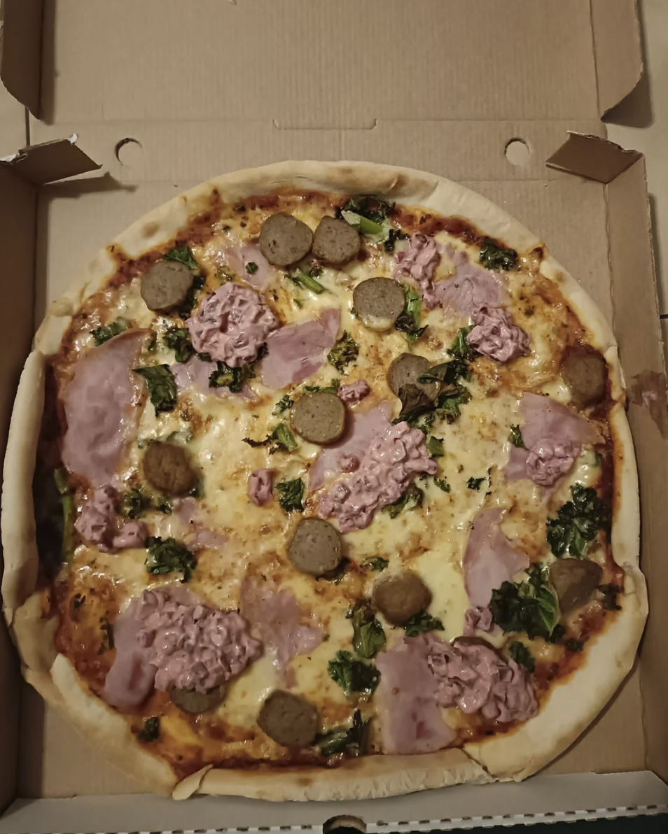 Christmas pizza