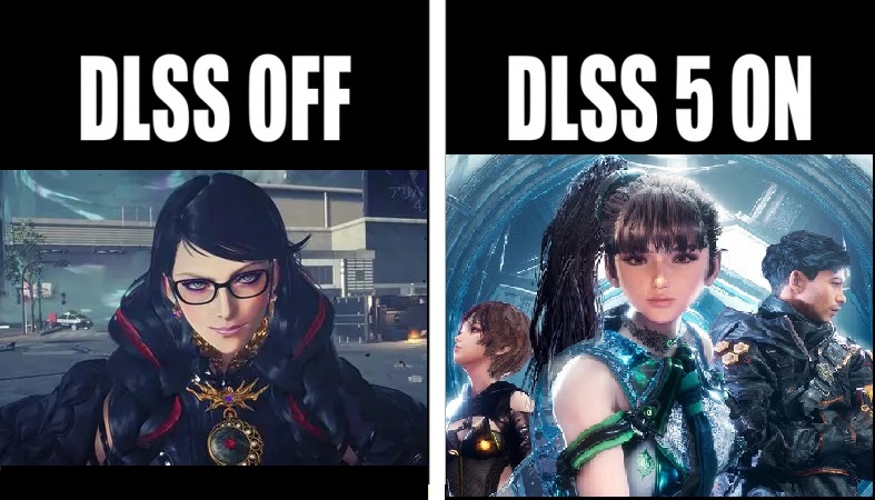 DLSS OFF アリバ DLSS 5 ON