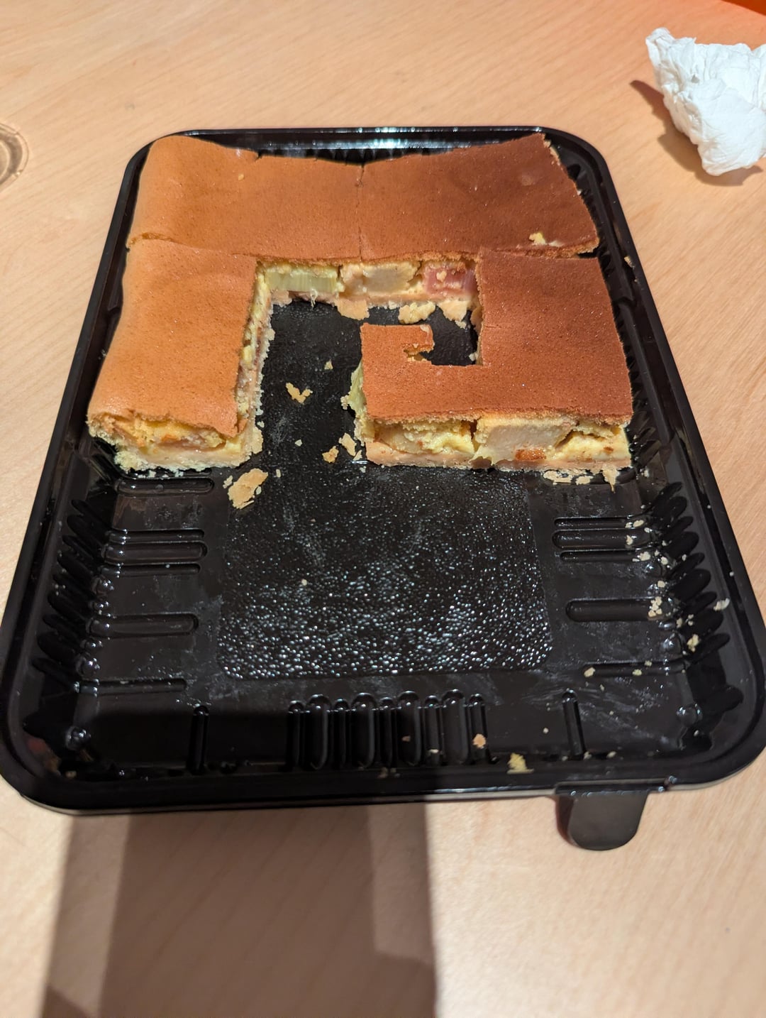 How this cake was cut