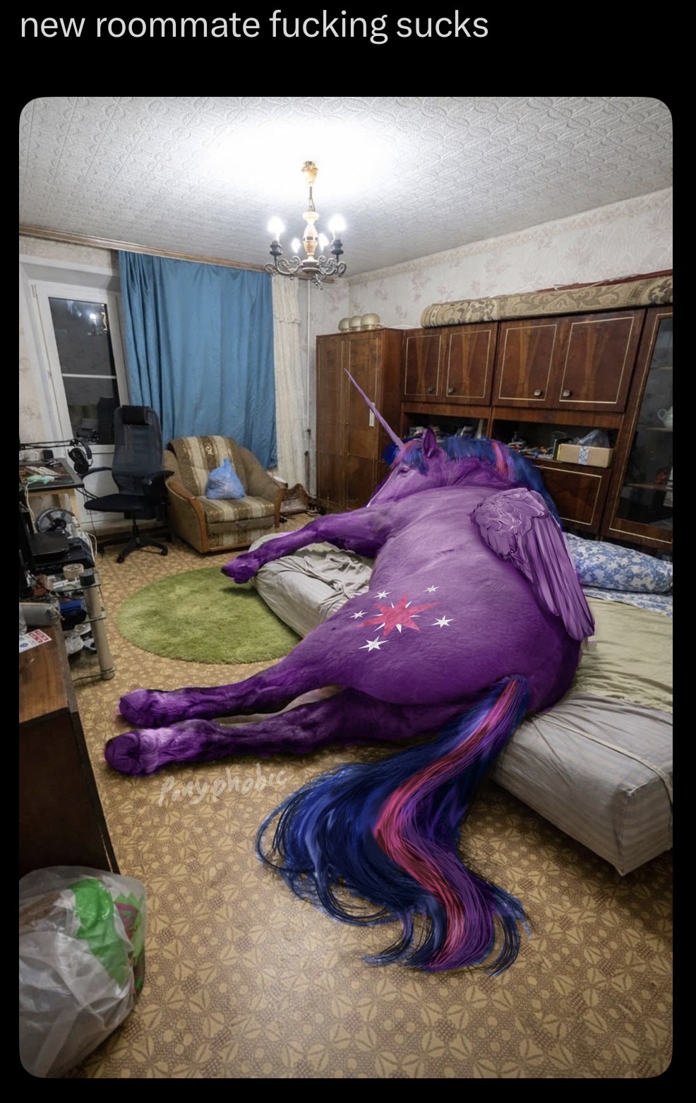 new roommate f------ sucks myphobic