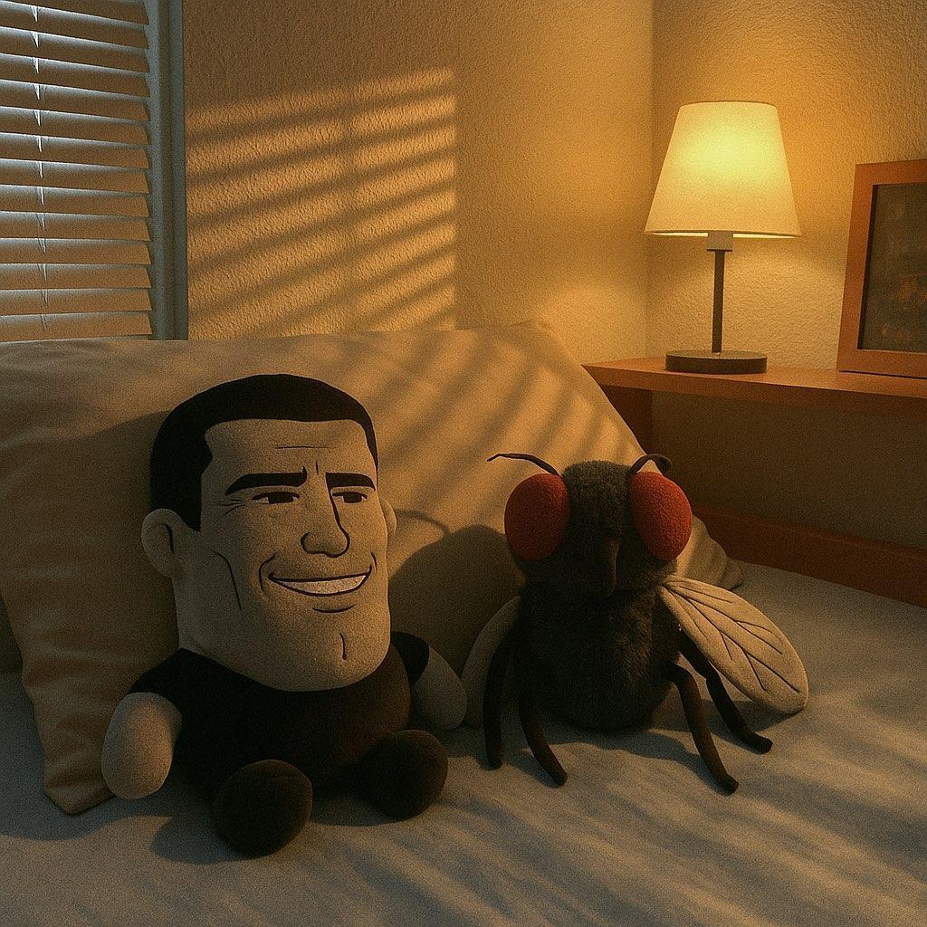 Gigafly and Chad dolls