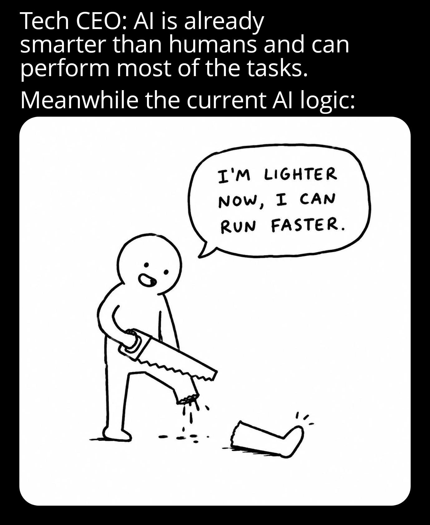 AI (LLMs) don't understand the real world just sequences in the text ...