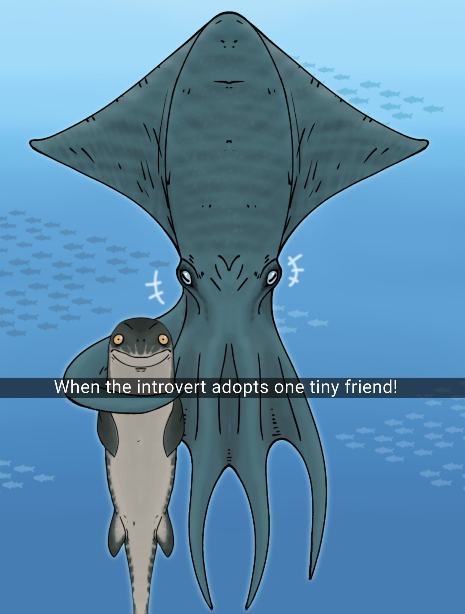 When the introvert adopts one tiny friend! 1,1000