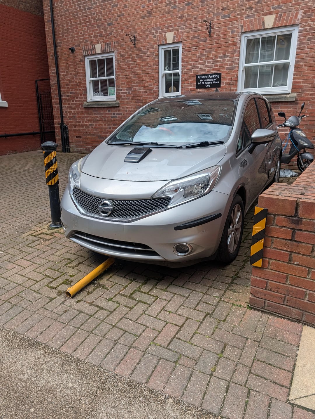 Private Parking For residents of 1-6 St Julian's Mews Only
