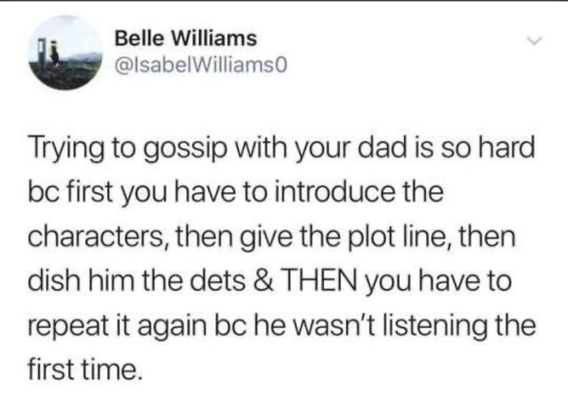 They never listen