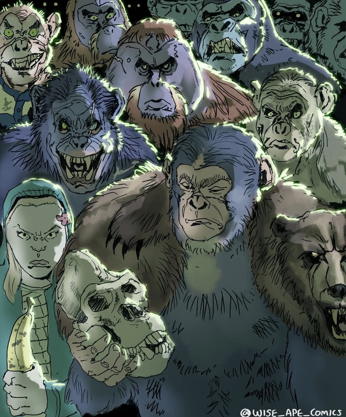 Planet of the apes | Thragg and Viltrumites Panel | Know Your Meme