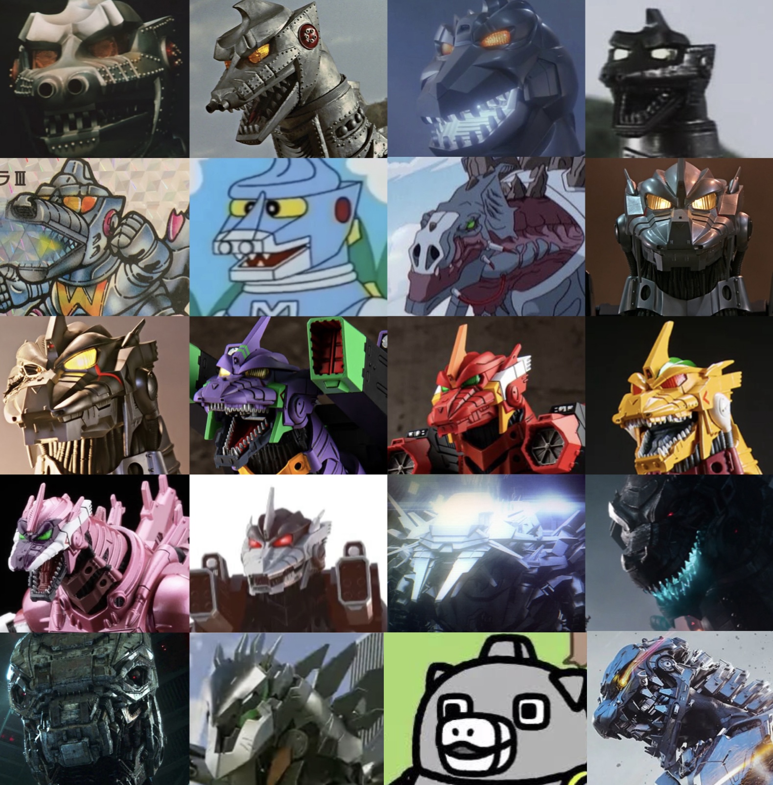 Evolution of mechagodzilla 