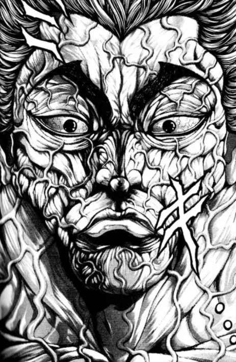 Yujiro Manga Vein Face