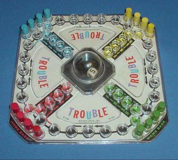 TROUBLE ĦS TROUBLE сл 5 TROUBLE SE TROUBLE HOME BASE HOME BASE