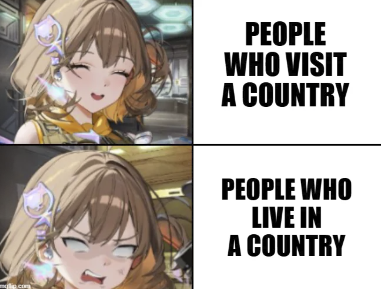 mgflip.com PEOPLE WHO VISIT A COUNTRY PEOPLE WHO LIVE IN A COUNTRY