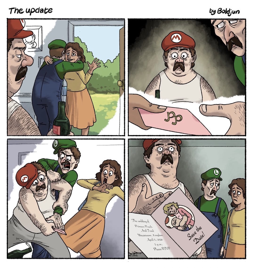 The update by Boldjun Pp The wedding of Princess Peach And Joad Tunroom Kingdom April 3, 2028 3 p.m. Please RSVP Date! Save the D