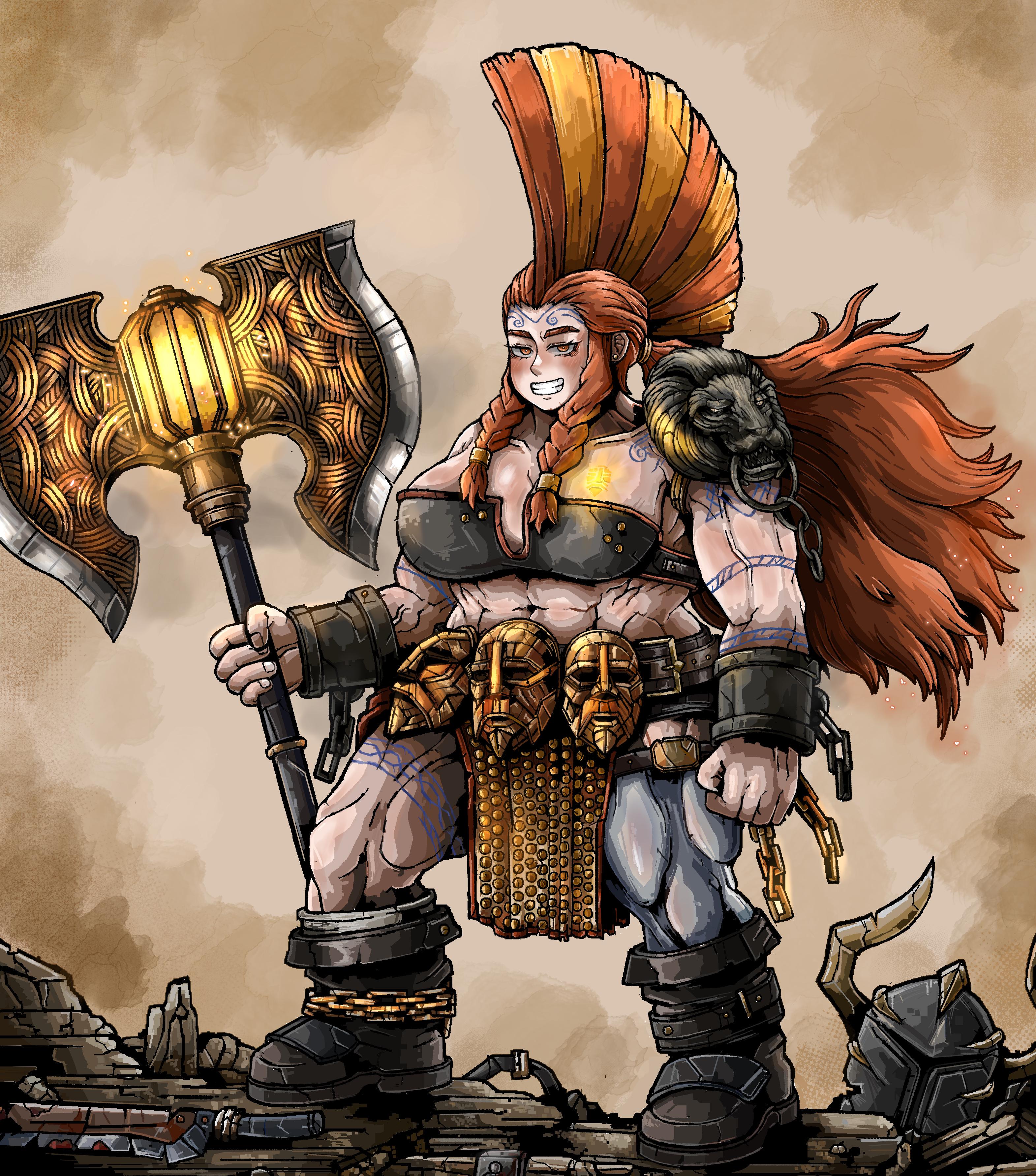 My Gotrek Gunnison ts commission art drawn by Octosoup! | /r/grimdank