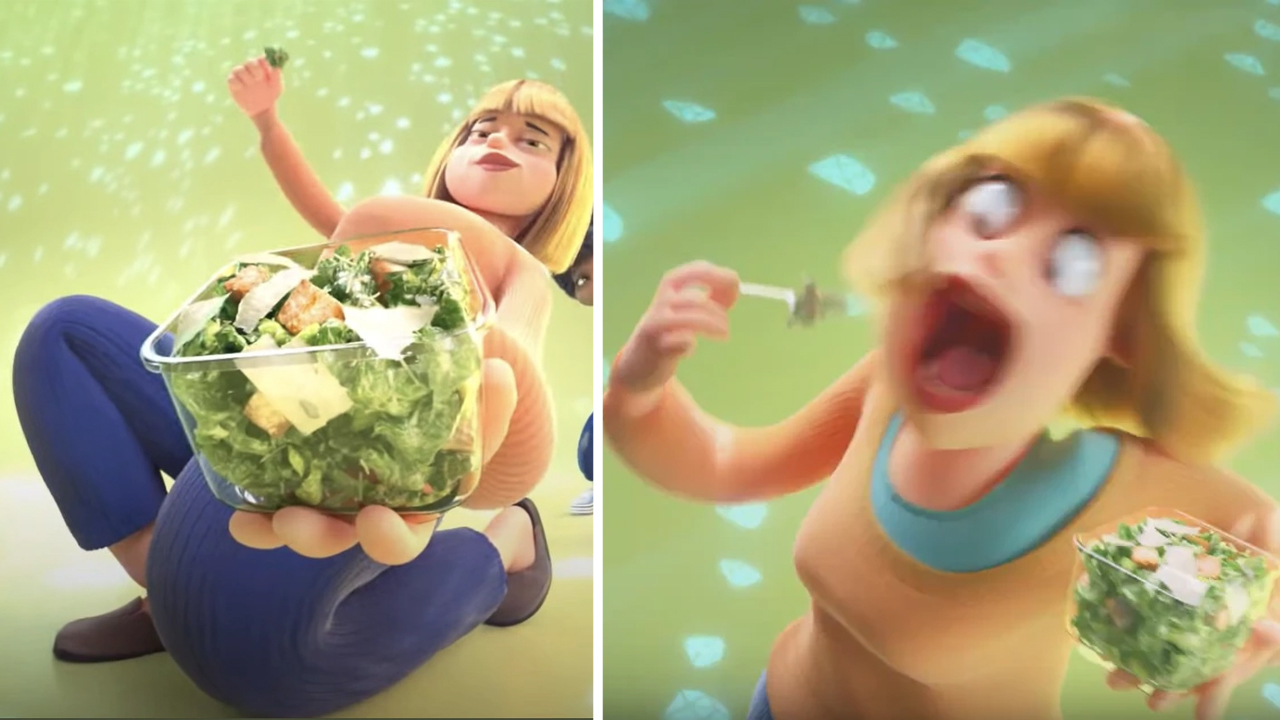 Salad Woman Example Images