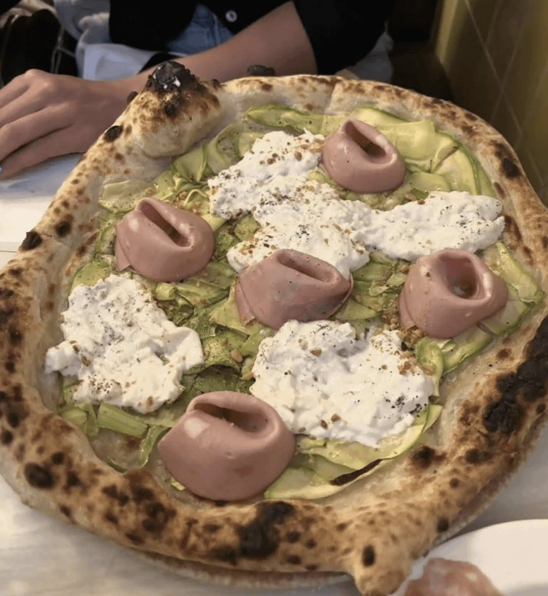 Artichoke, ricotta, and... something