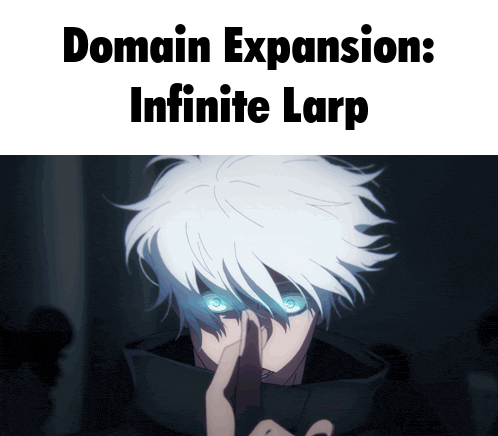 Domain Expansion: Infinite Larp