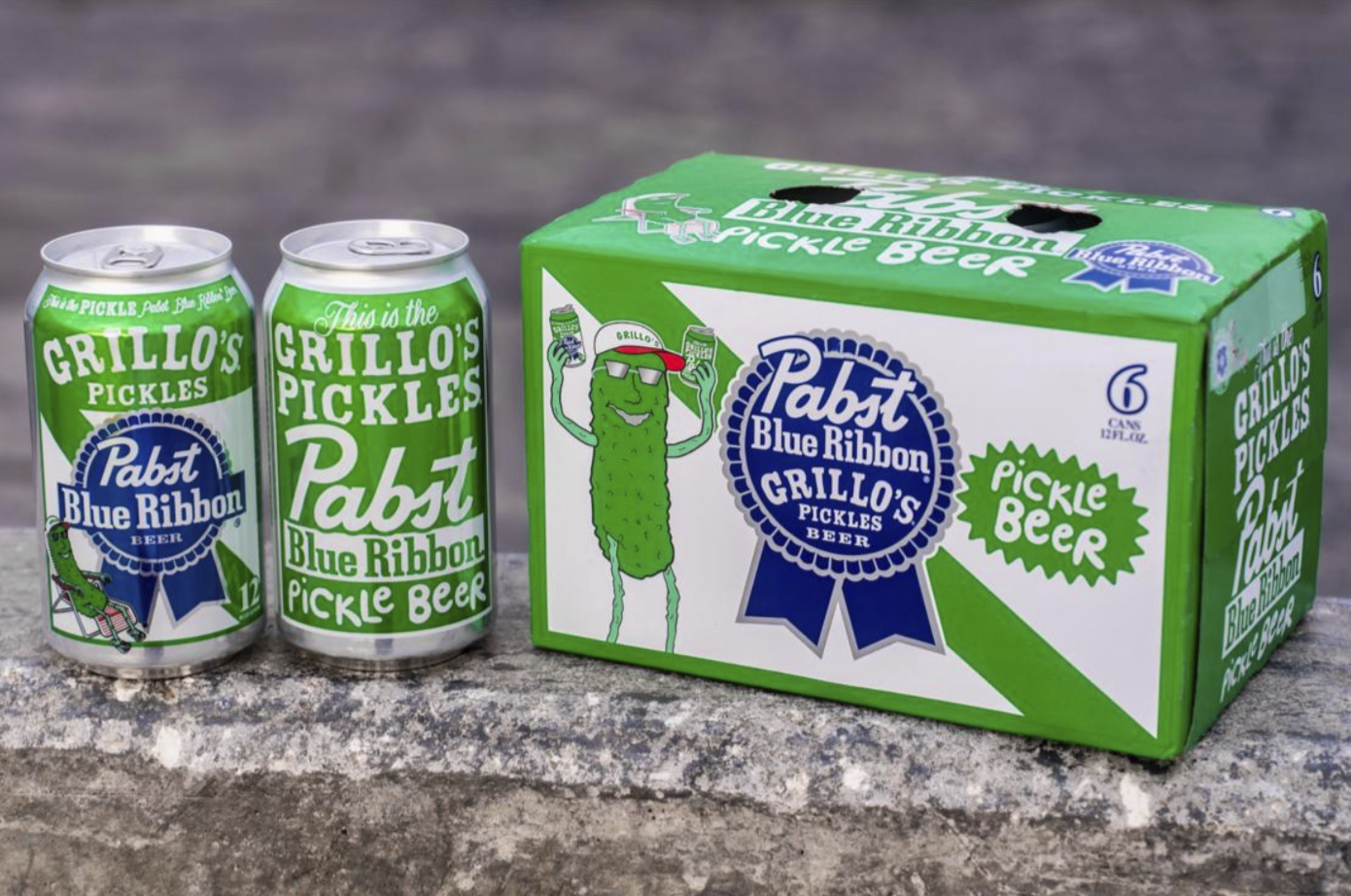 Fish PICKLE Pabst Blue Rille This is the GRILLO GRILLO'S GRILLO'S PICKLES Pabst Blue Ribbon BEER PICKLES Pabst Blue Ribbon Pickle Beek Blue Ribbon PICKLE BeeR Pabst CANS 12FL.CZ Blue Ribbon PickLe GRILLO'S PICKLES BEER BeeR GRILLOS PICKLES