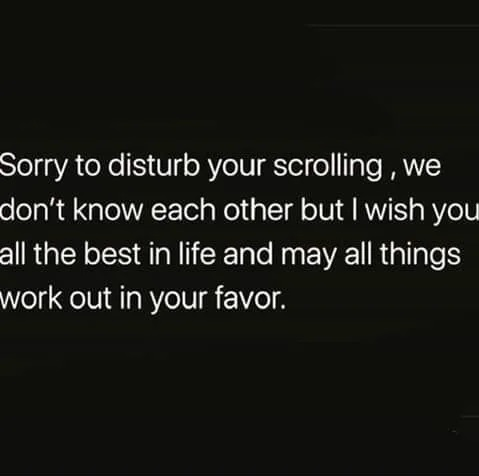 Sorry to disturb you | /r/wholesomememes