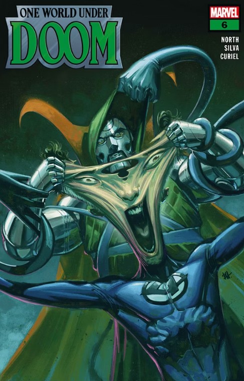 The cover of the comic "One World Under Doom" #6.