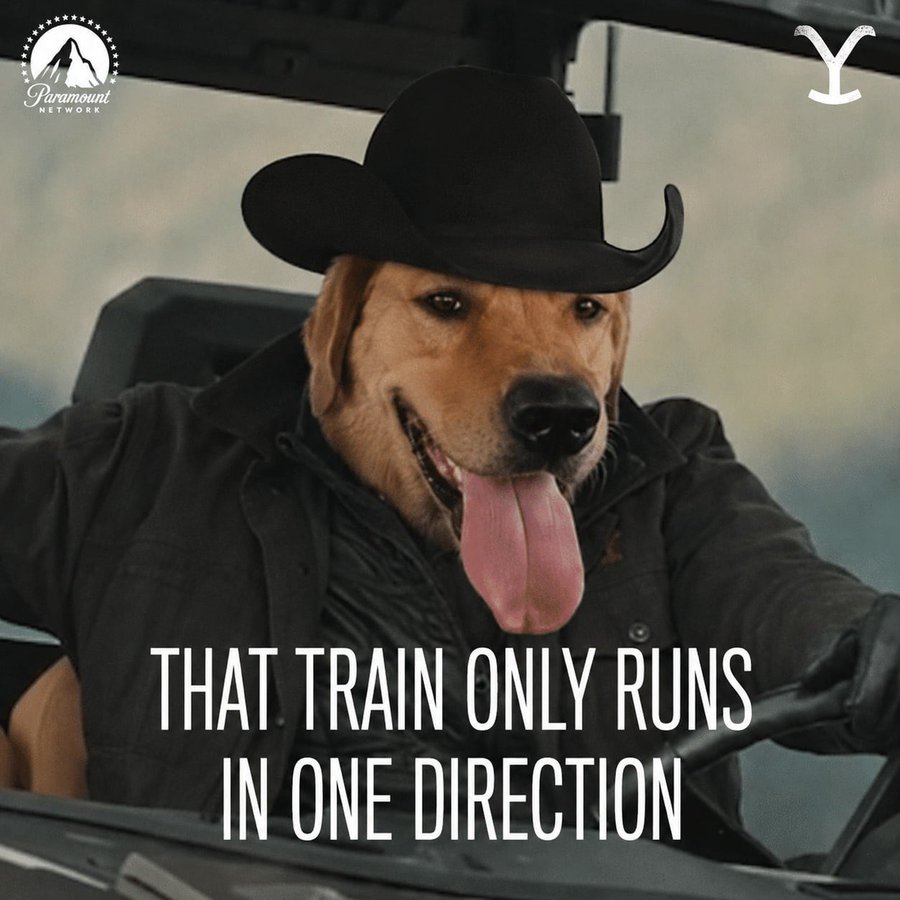 Paramount NETWORK THAT TRAIN ONLY RUNS IN ONE DIRECTION