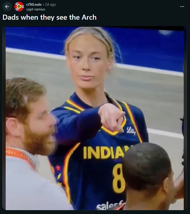 r/StLouis . 2d ago capt-ramius Dads when they see the Arch INDIA 8 sales Lilly