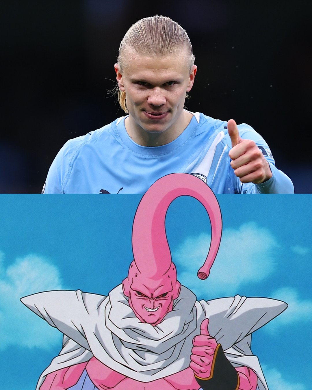 Erling Haaland 🤝 Majin Buu