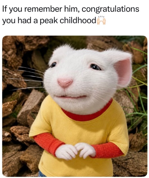 If you remember him, congratulations you had a peak childhood