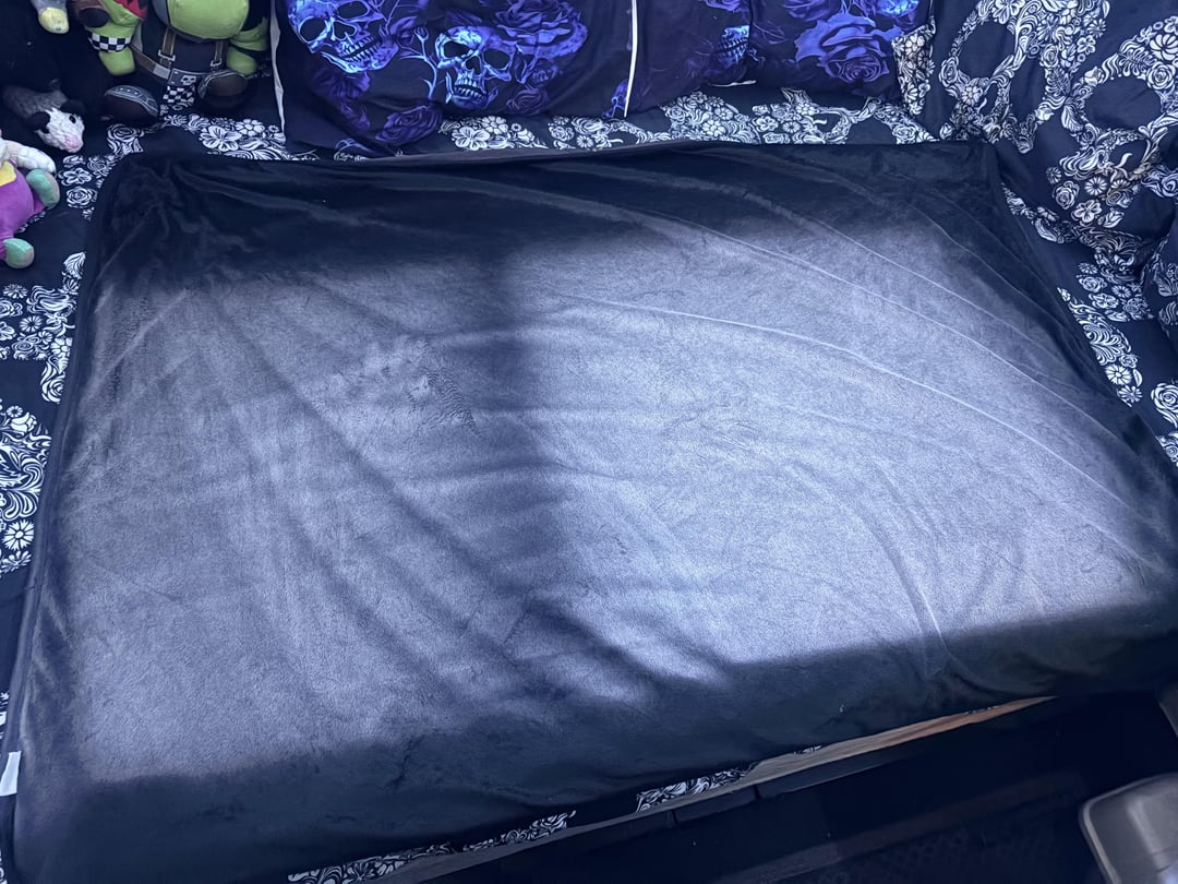 The blanket I’ve had covering my window the last decade has been perfectly bleached by the sun