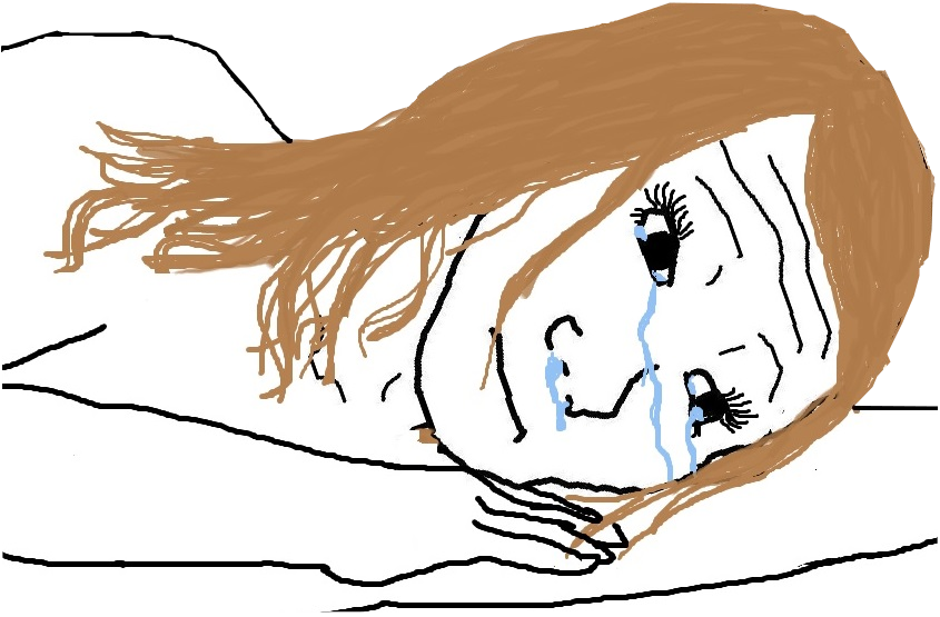 Female wojak cry