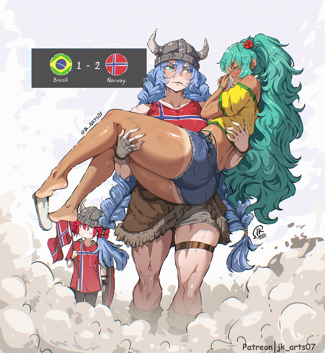 1-2 Brazil @JK-ARTS07 Norway Patreon jk_arts07