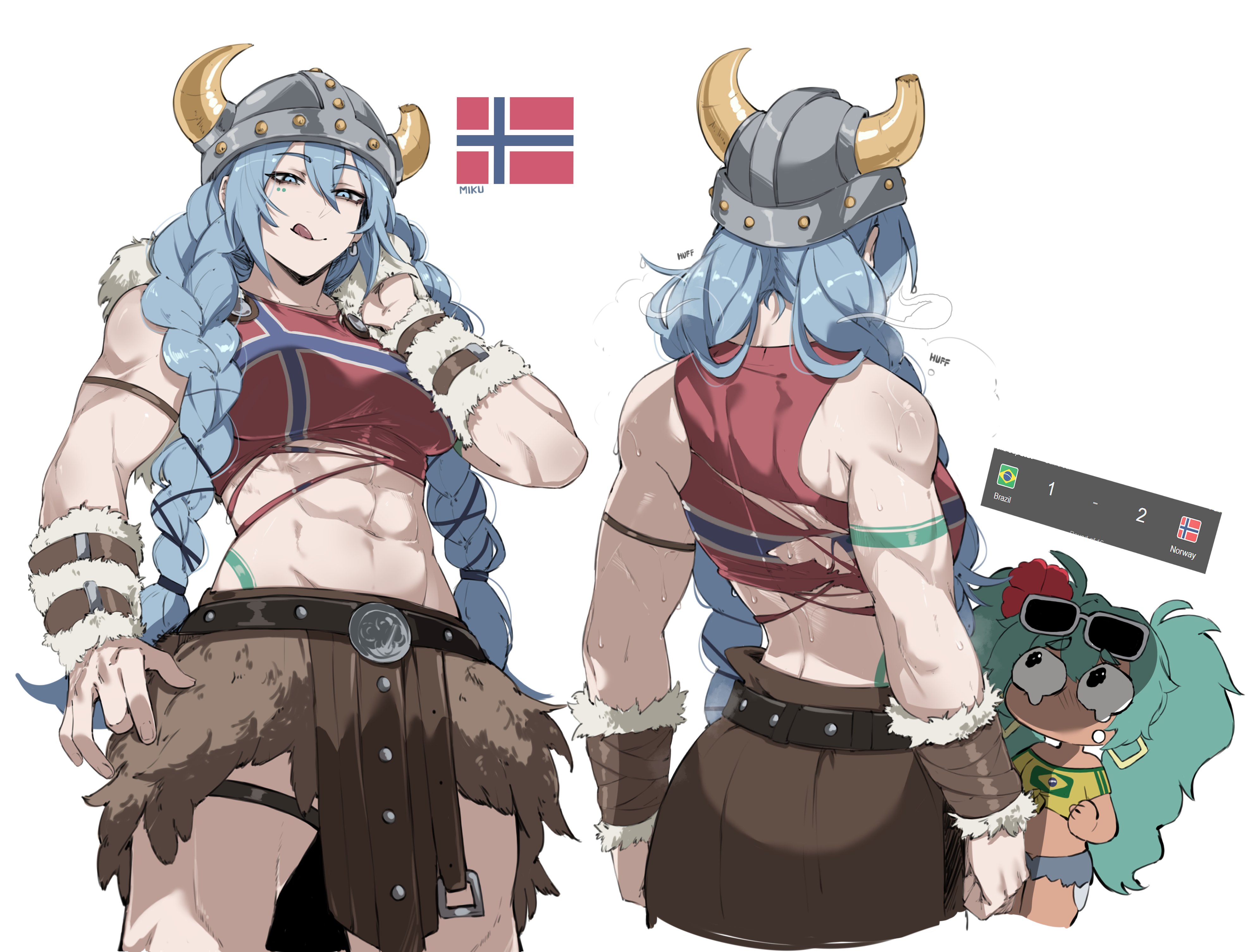 MIKU HUFF HUFF Brazil 1 2 Norway