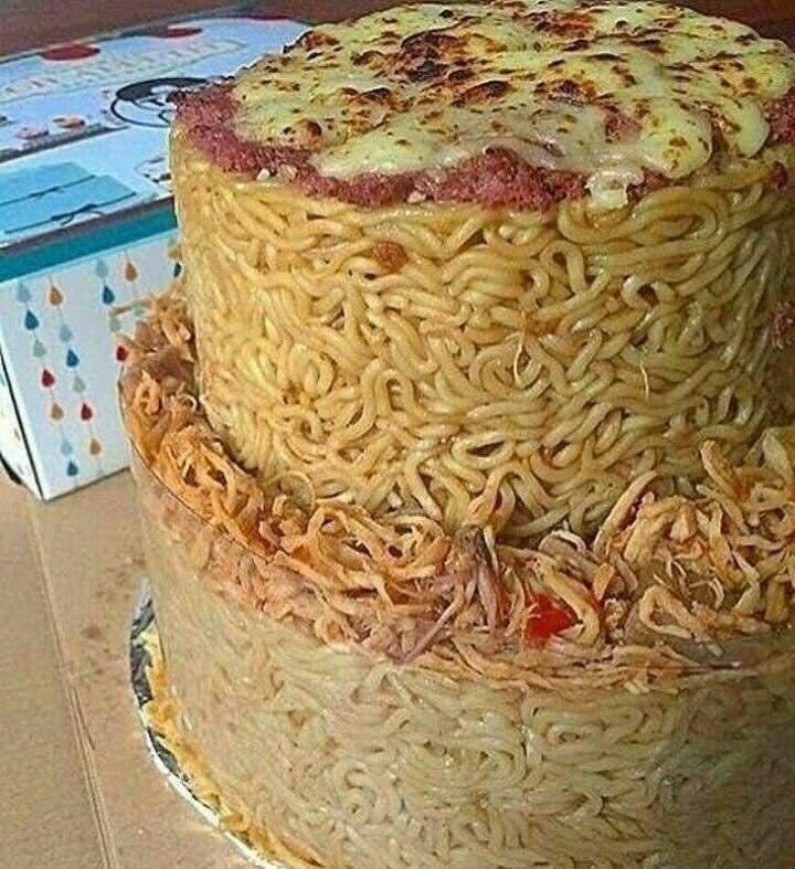 Spaghetti cake