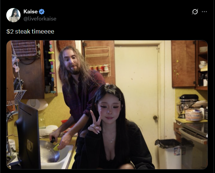 Kaise @liveforkaise $2 steak timeeee