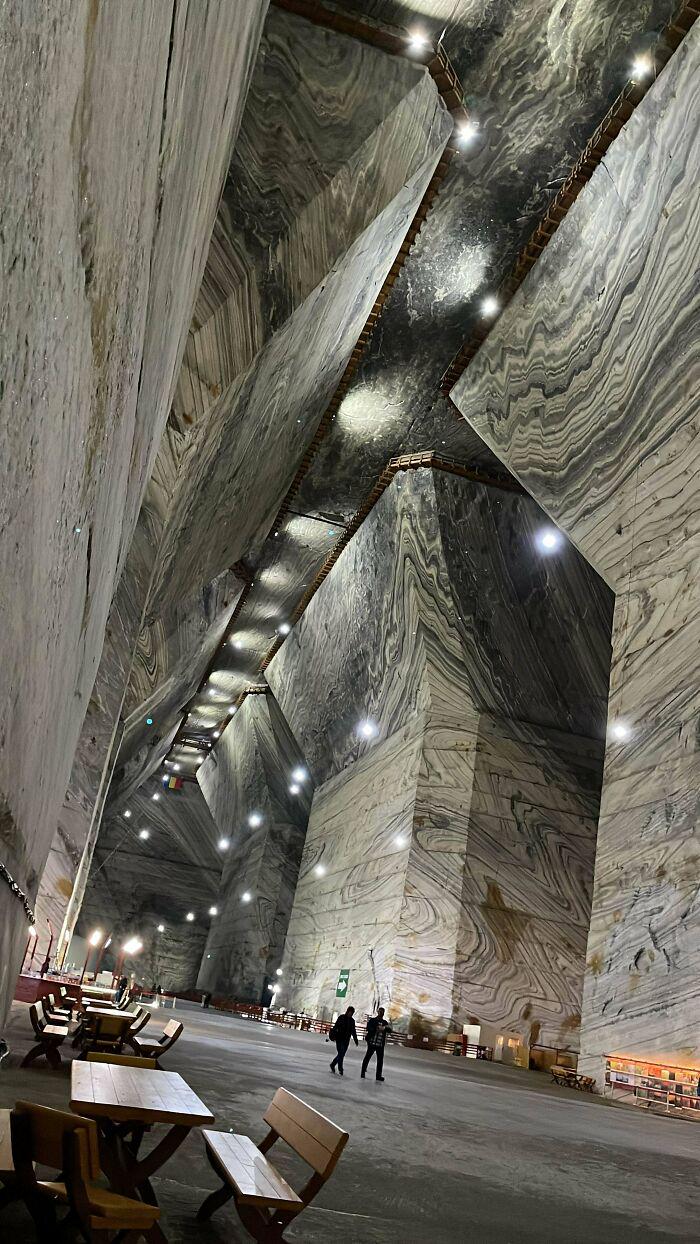 A salt mine