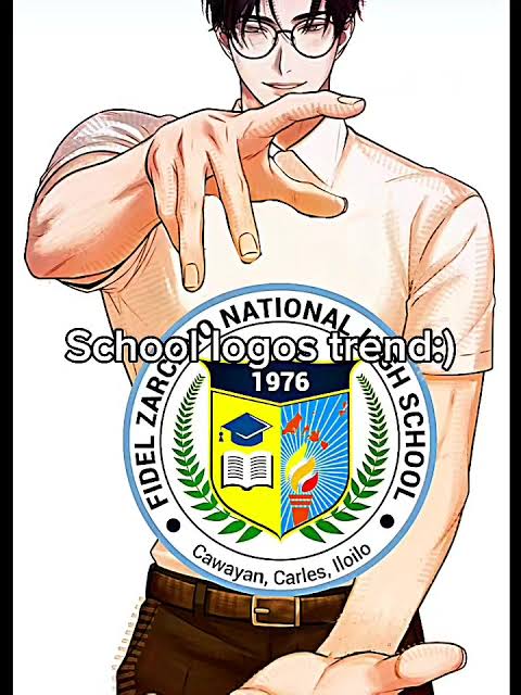 NATIONAL School logos trend:) 1976 FIDEL ZAR Cawayan, Carles, Iloilo SCHOOL