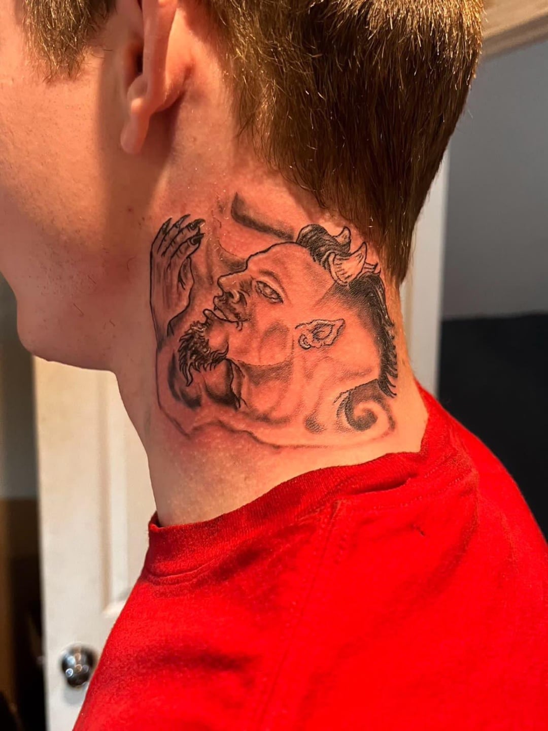 This was his first tattoo