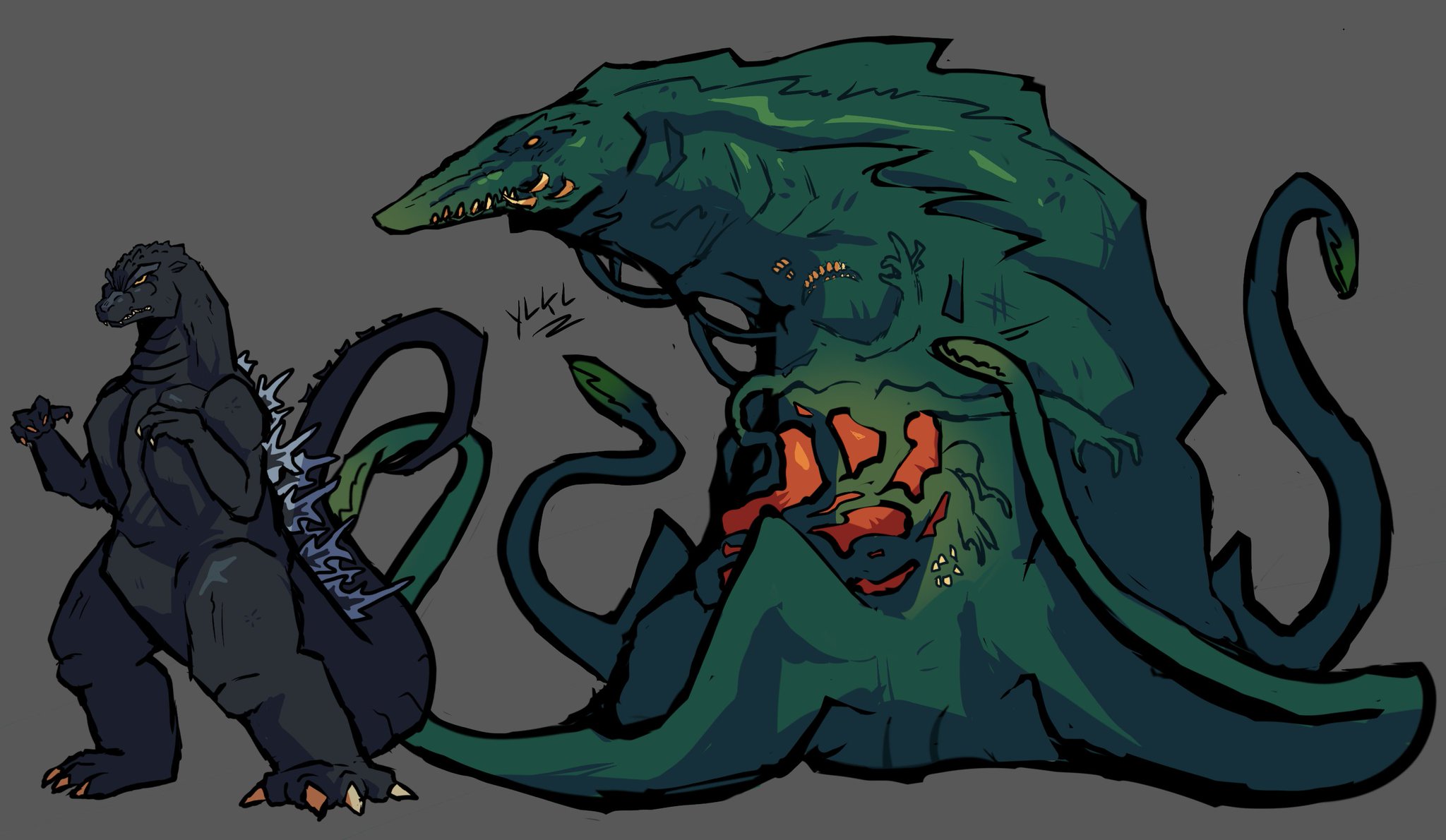 Godzilla and biollante
