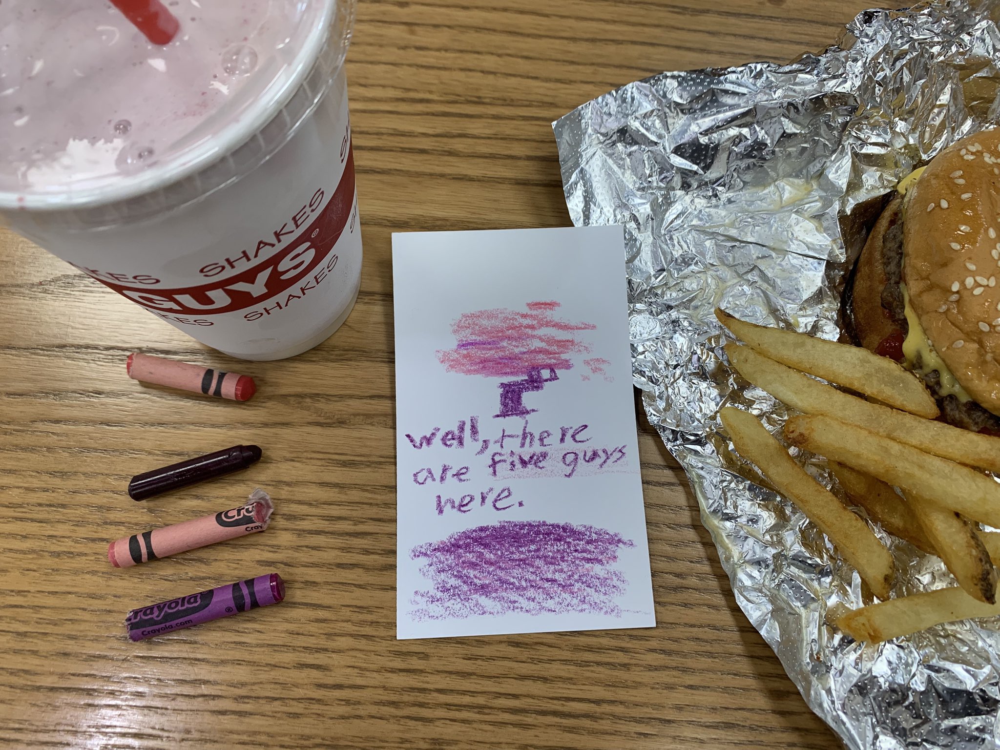 ES SHAKES BUYS ES SHAKES rayola Crayola.com Cru Cray well, there are five guys here.