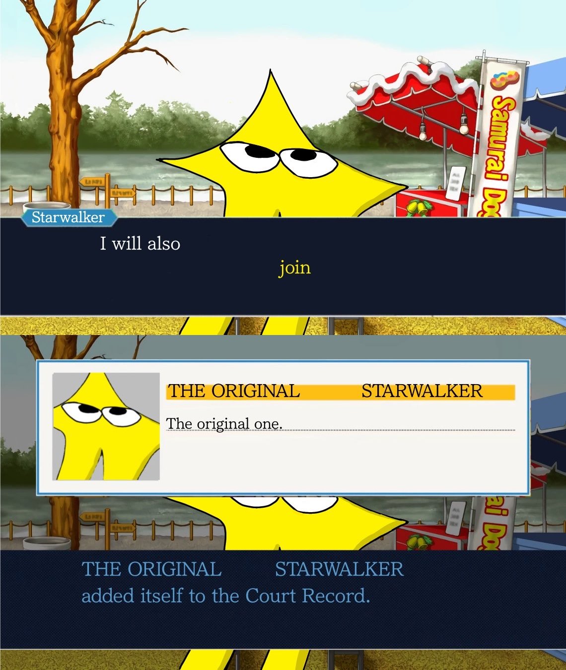 LANDI Starwalker I will also LAPPE join THE ORIGINAL The original one. Samurai Do STARWALKER THE ORIGINAL STARWALKER added itself to the Court Record. ai Do