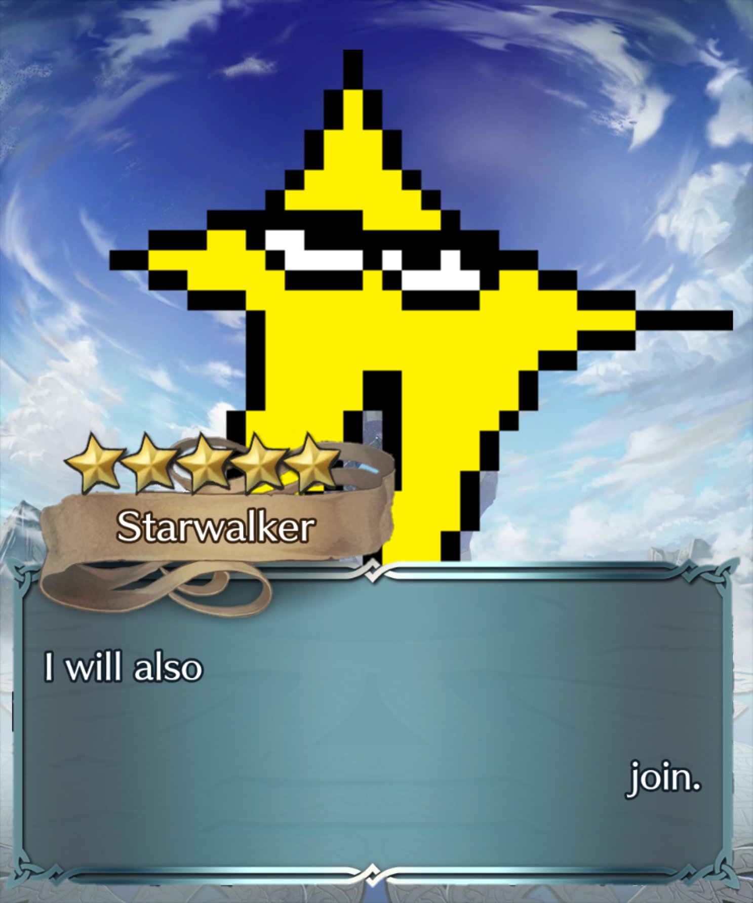 Starwalker I will also join.