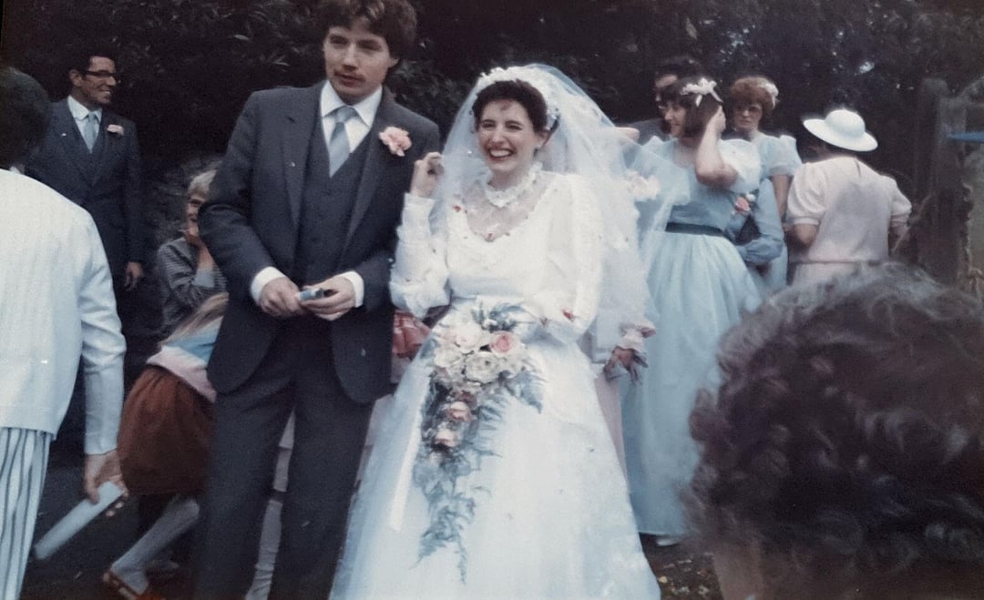 A wedding in 1985