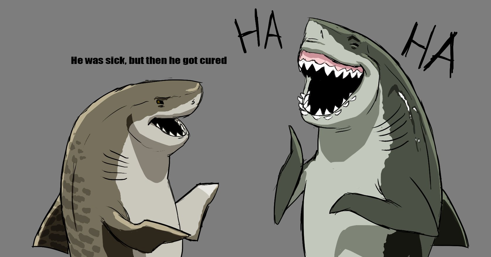 He was sick, but then he got cured на НА