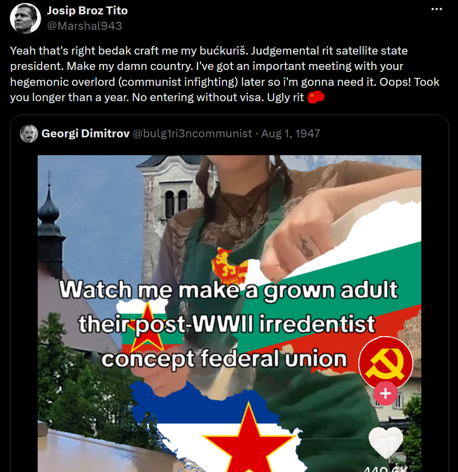 This federation... it's Yug... AND it's Slavia... like some sort of "Yugoslavia"... | History Memes