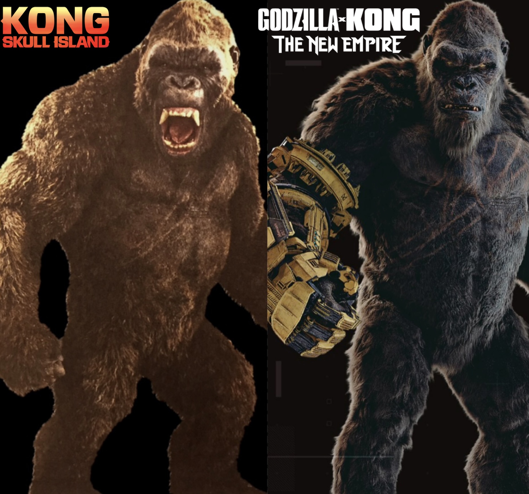 KONG SKULL ISLAND D GODZILLA-KONG THE NEW EMPIRE D