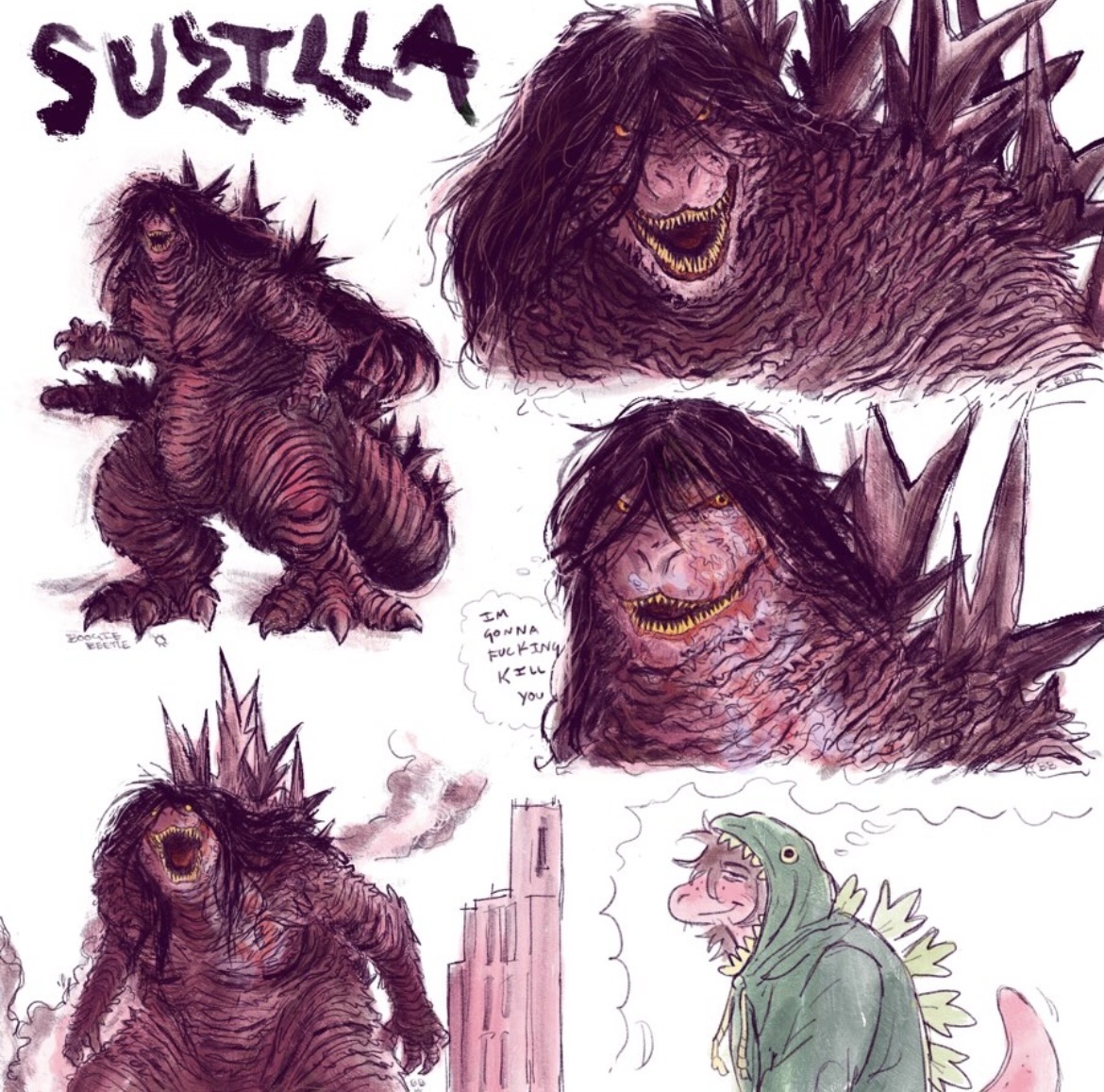 SUZILLA BOOGEE BEETLE IM GONNA F------ KILL you
