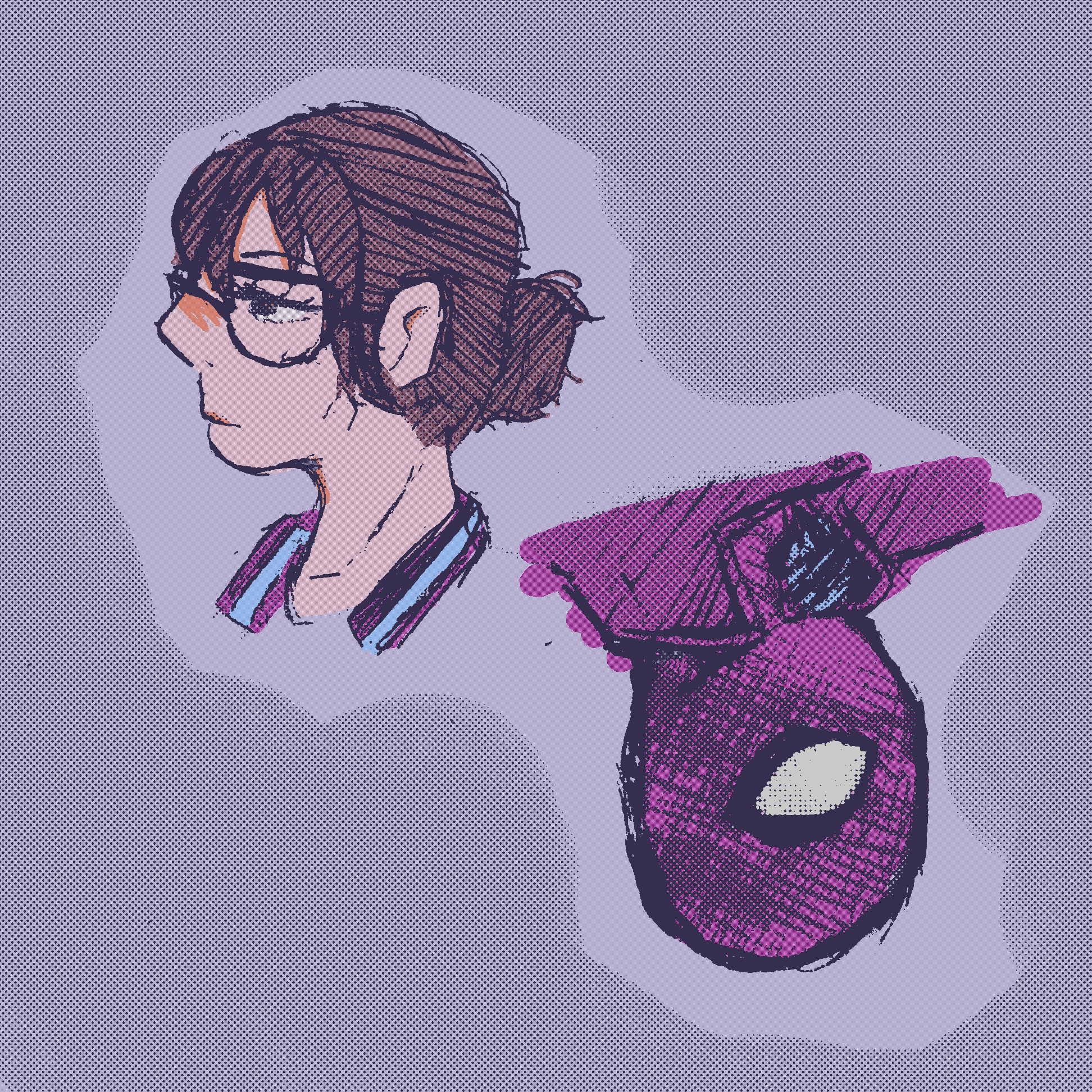 Comments from JevilAngle:
"with everyone posting their own versions of transfem parker i feel i should bring back my own version of her i drew two years ago,,,,"
"thank youu I wanted to give her a suit similar to the Last Stand suit originally haha"
"when you are a trans woman with glasses bangs and messy shoulder length brown hair you cant ever draw petra parker without it feeling a bit like a self insert"
"'woman' i say, referring to myself as i forget once again im genderfluid"
"crazy to think we are all just forcefemming steve ditko" (replying to a comparison between Steve Ditko's yearbook photo and his artwork of Peter Parker)